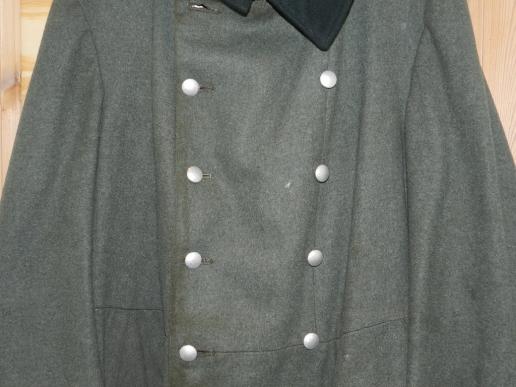 German Dutch Captured Greatcoat.