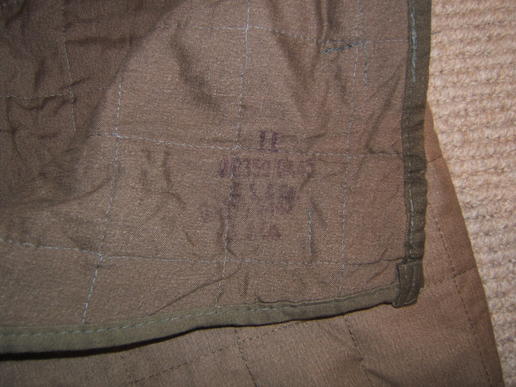 Army Quilted Under Trousers
