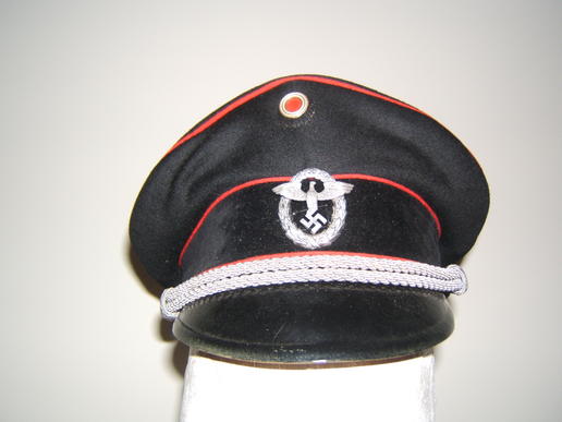 Fire Police Officers Schirmmutzen ( Peaked Cap )