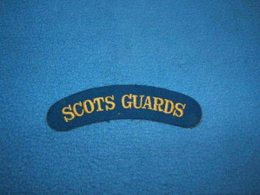 Scots Guards Single Shoulder Title