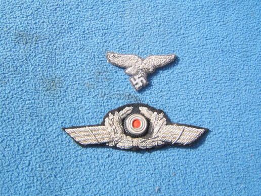 Luftwaffe Officers Cap Insignia Set