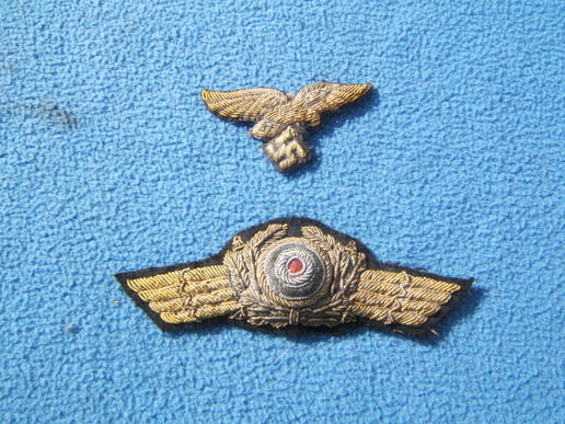 Luftwaffe Generals Cap Insignia Set