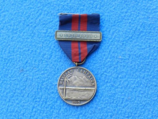 U.S. Marine Corps Haitian Campaign Medal & 1919-20 Bar