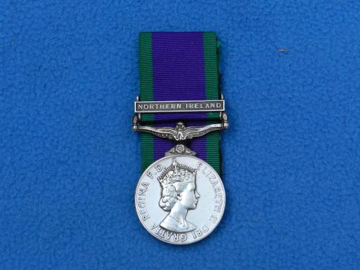 The Northern Ireland Campaign Service Medal  ( Named )