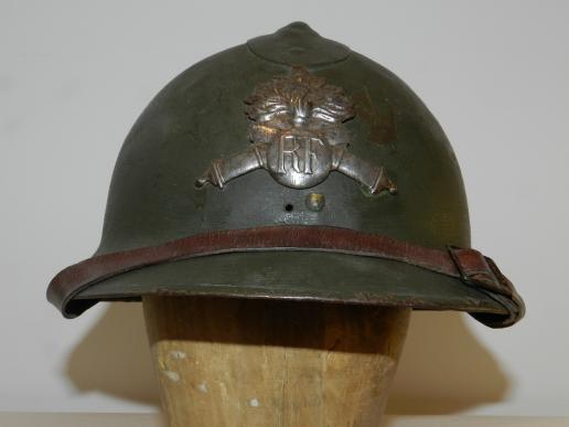 French Army M26 Casque Adrian Artillery Helmet