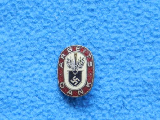 ARBEITS DANK Enamelled Badge