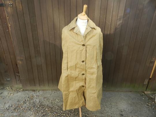 Early Rare Pattern Tan Rain Cape