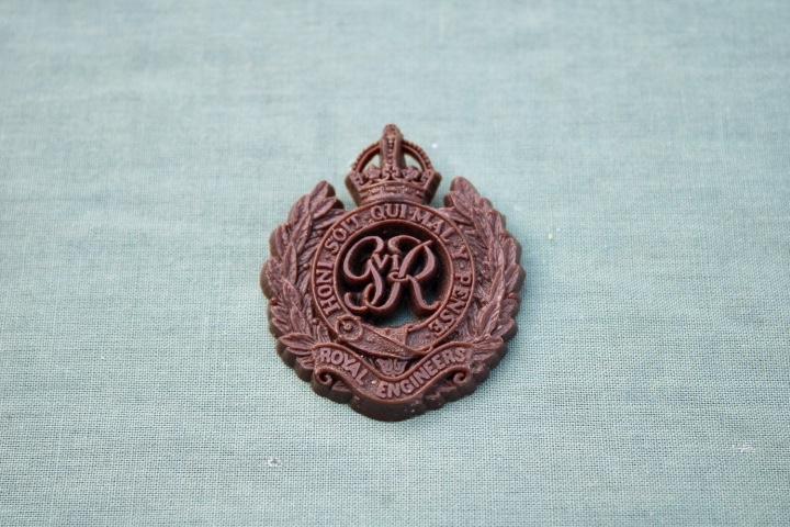 War Economy Royal Engineers Cap Badge