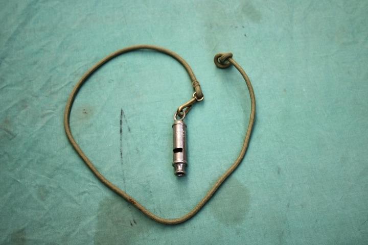 British Army Whistle & Lanyard