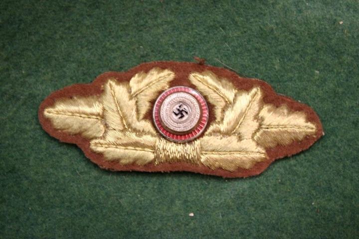 NSDAP Political Leaders Visor Cap Insignia