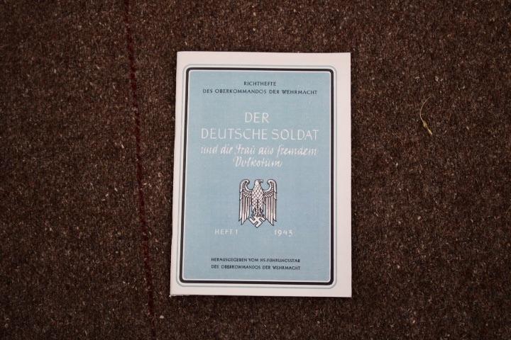 German Soldiers Code of Conduct Pamphlet