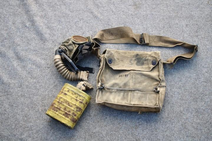 U.S. SBR Gas Mask & Haversack