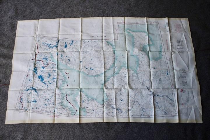 RAF Silk Escape Map       ( Archange/Namsos )