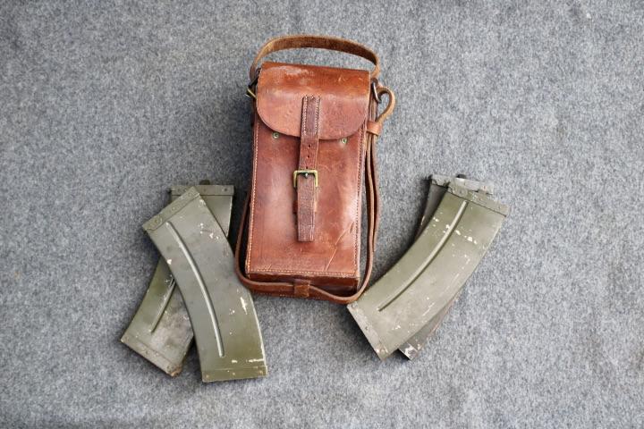 Danish Madson Machine Gun Magazines & Pouch