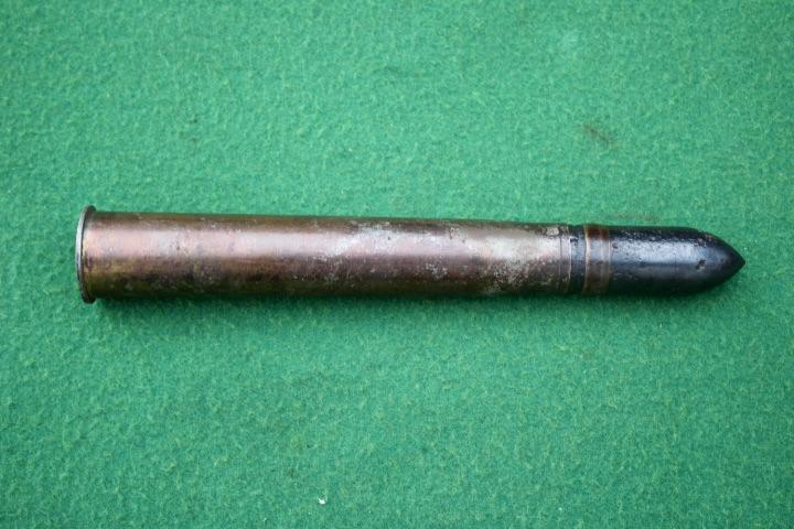 German WW2 Inert 3.7cm Shell