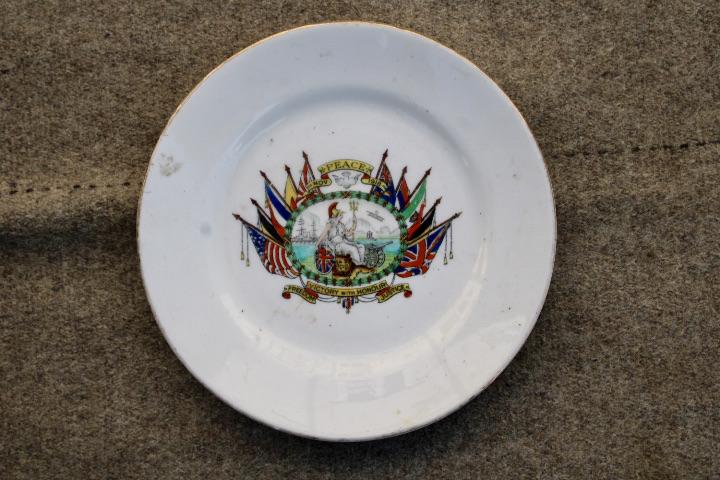 WW1 Commemorative Peace November 1918 Plate