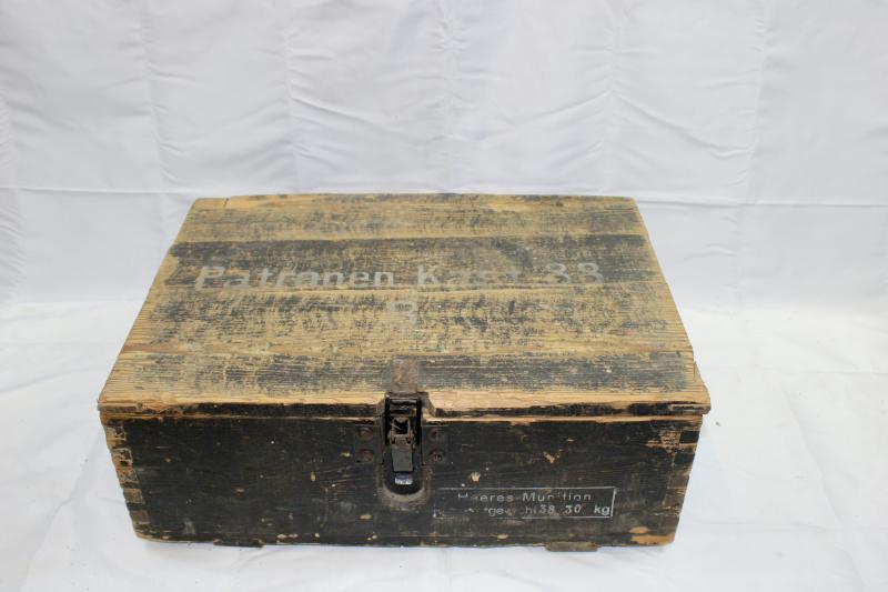 German Wooden Ammunition Box