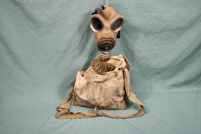 British General Service Gas Mask & Haversack