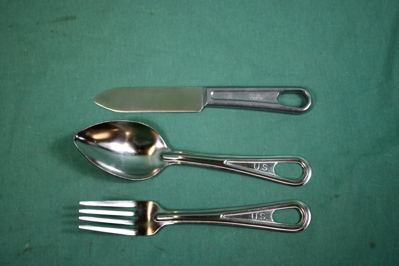 Reproduction U.S. M1926 Knife, Fork, Spoon Set