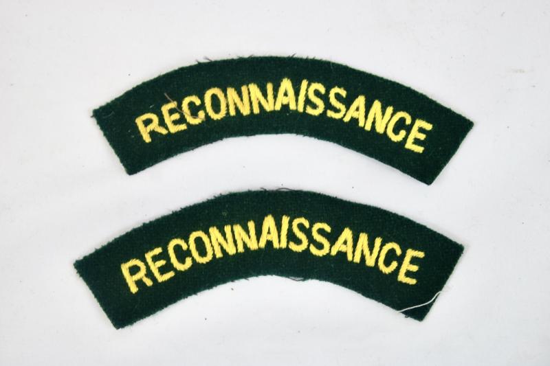 Reproduction British Reconnaissance Shoulder Titles