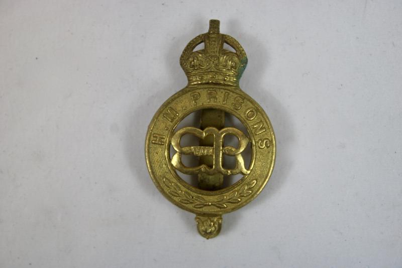 Edward VIII Prison Officers Cap Badge