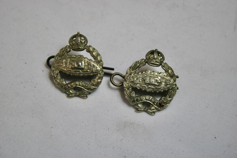 Royal Tank Corps Collar Badges