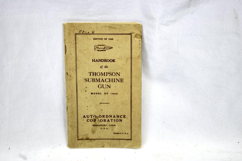 U.S. Thompson Model 1928 Hand Book