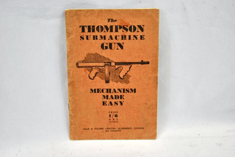 British Armed Forces Thompson M1928 Hand Book