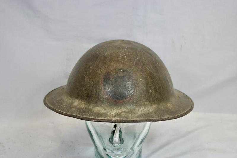 British Made U.S. Brodie Helmet 80th Infantry Division