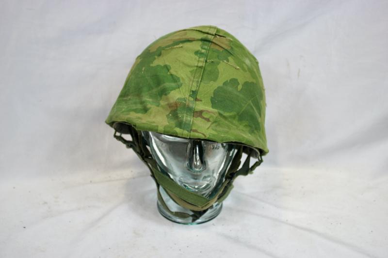 U.S. M1C Paratrooper Helmet & Mitchell Camouflage Cover