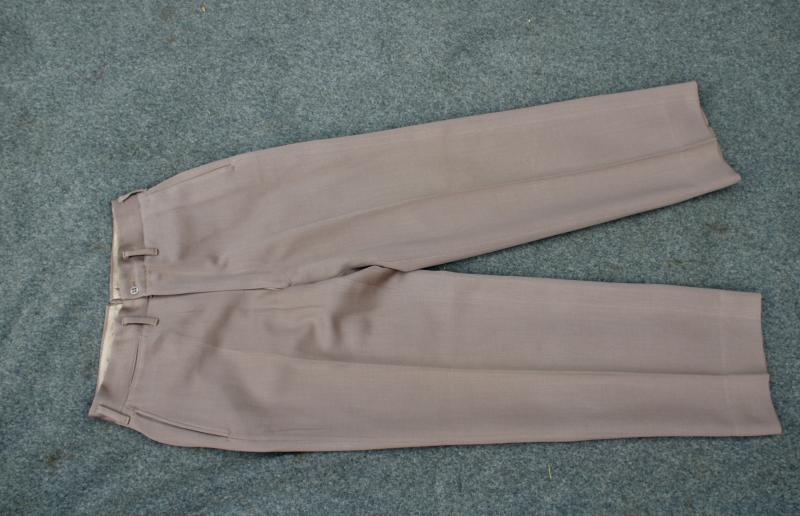 U.S. Officers Wool Elastique Drab Trousers