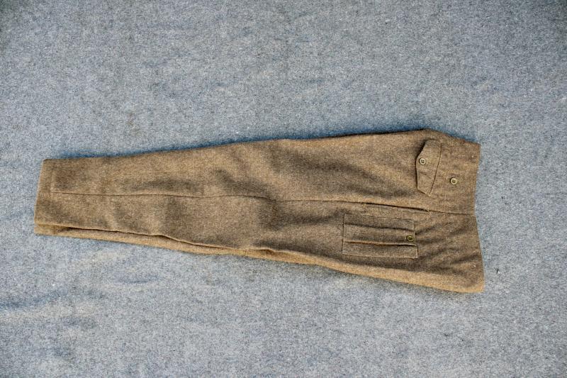 British 40 Pattern Battle Dress Trousers