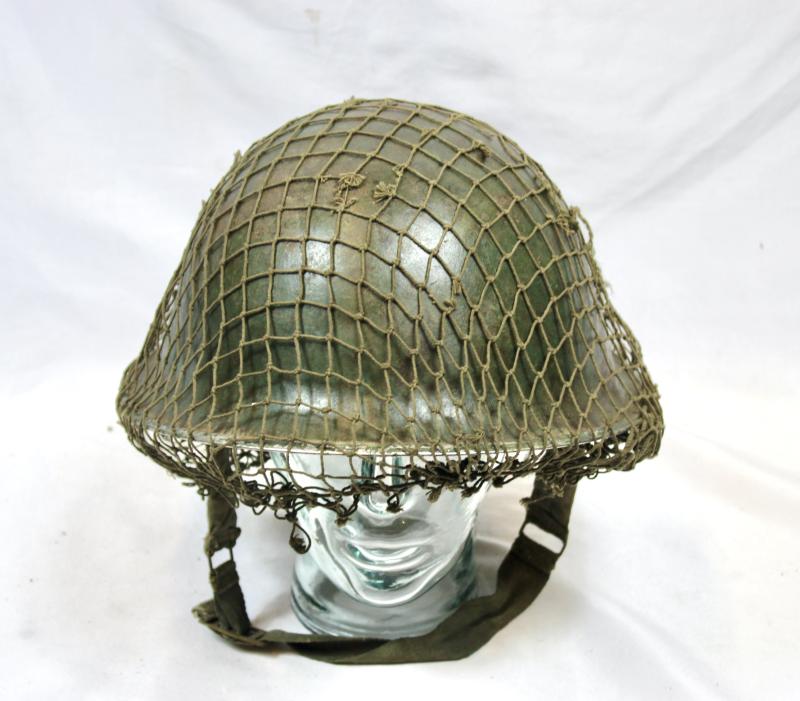 British MKIII Helmet & Camouflage Netting