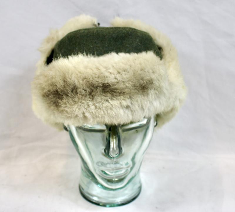 German Army Rabbit Fur Cap