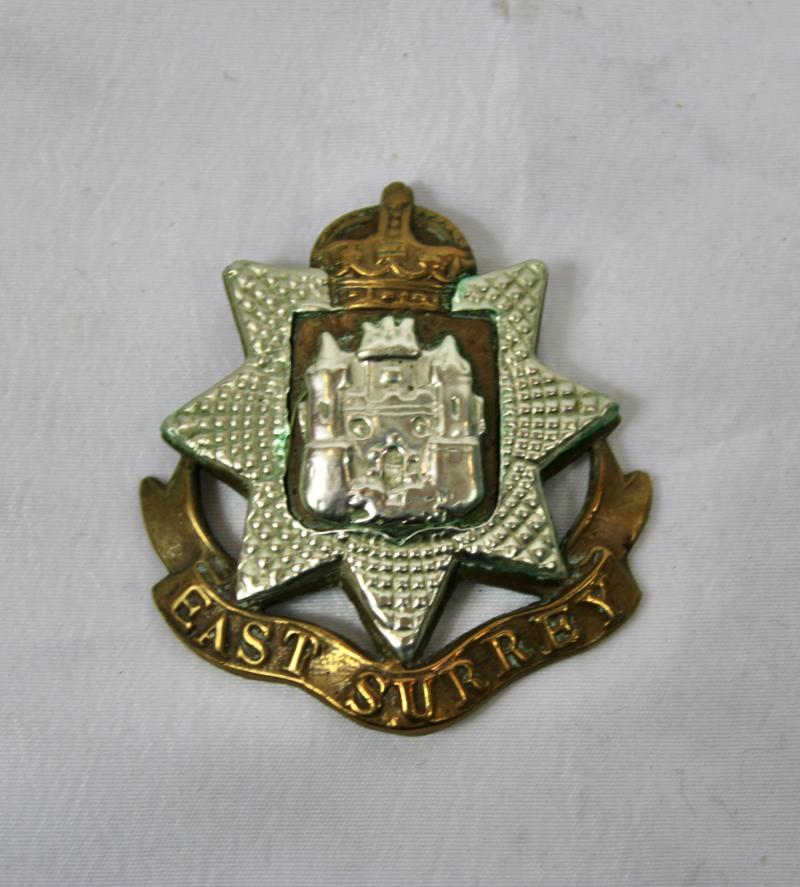 East Surrey Regiment Cap Badge