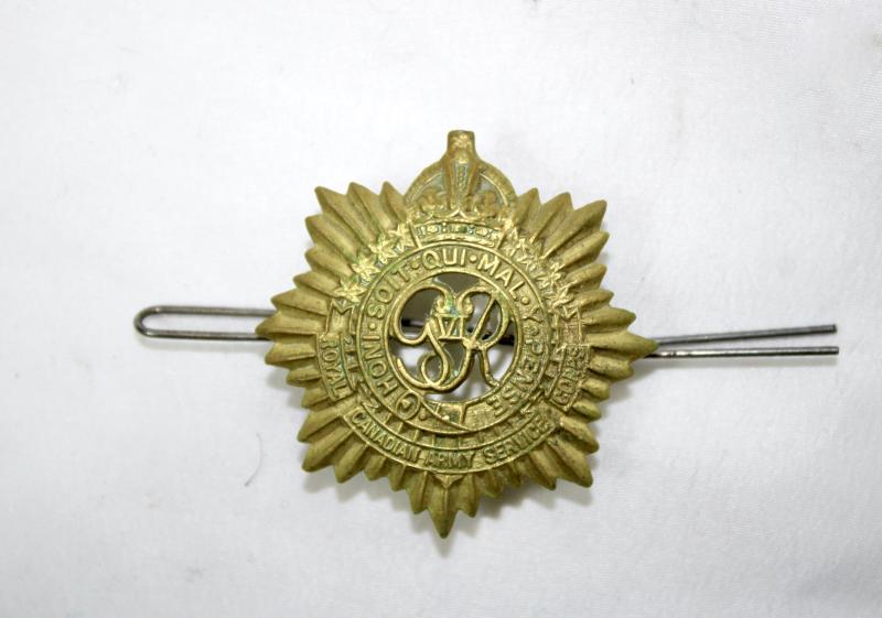 Royal Canadian Army Service Corps Cap Badge
