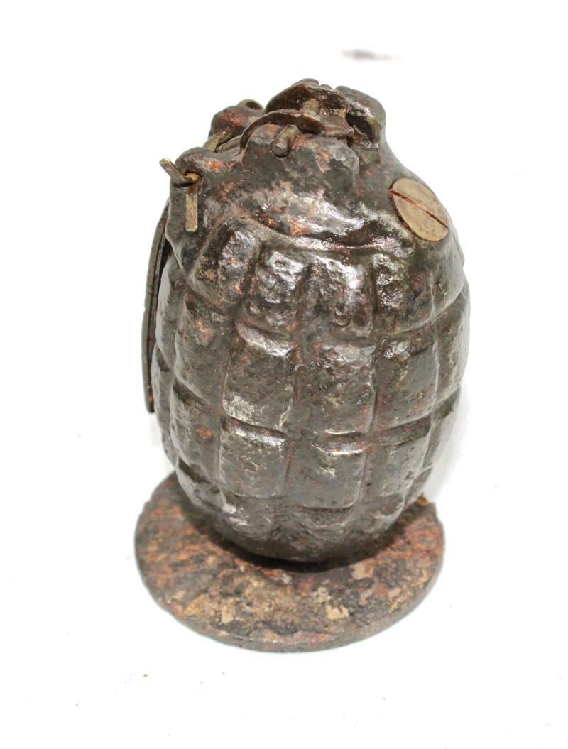 Inert British No23 Grenade & Rifle Grenade Plate