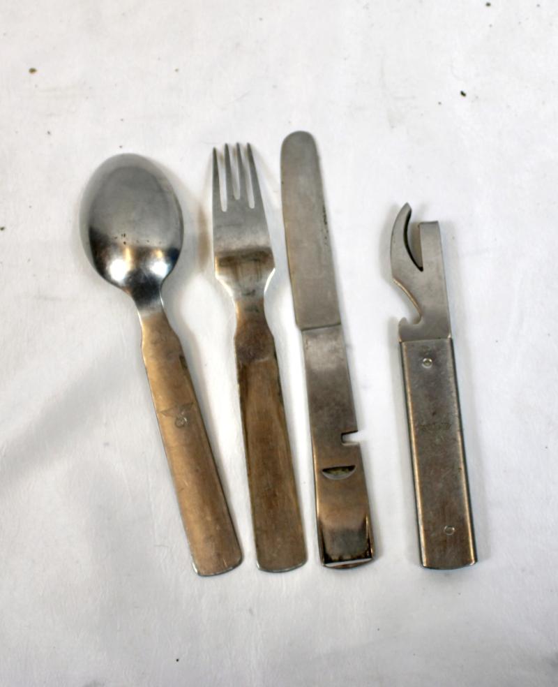 German Knife, Fork, Spoon & Can Opener Set