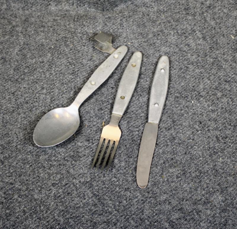 British Military Knife, Fork, Spoon Set