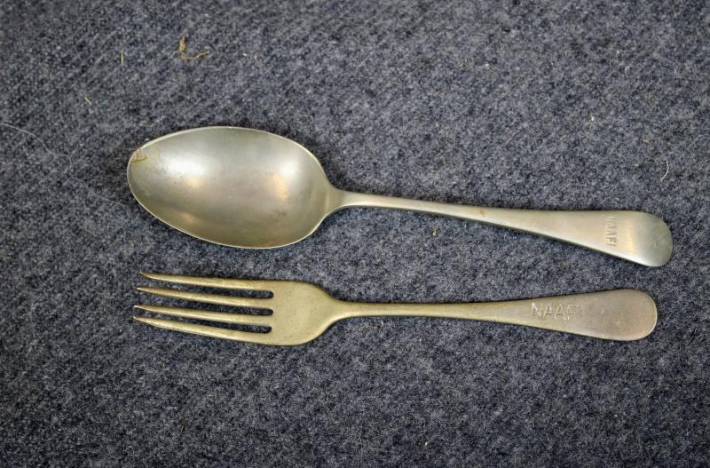 British NAAFI Fork & Spoon