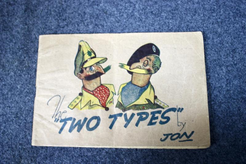 British Army Joke Cartoon Book. The Two Types