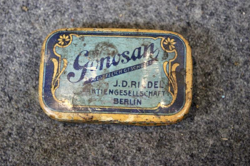 German Tablet Tin