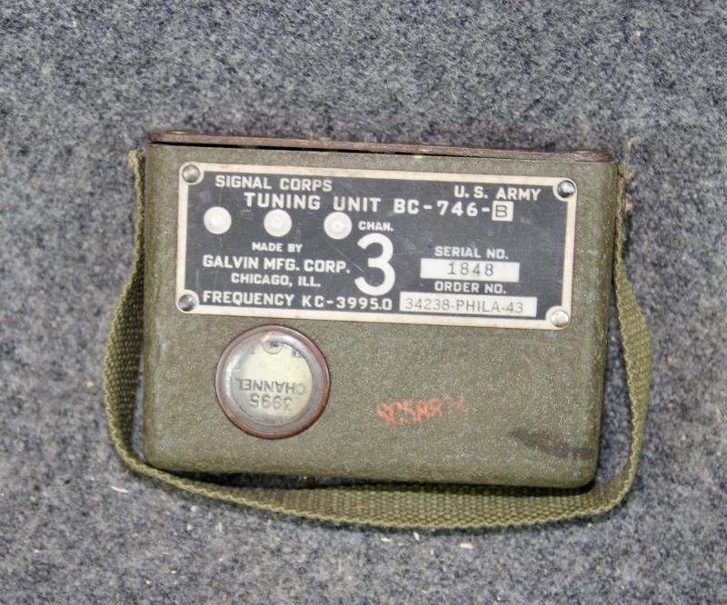 U.S. BC-746 Radio Tuning Unit