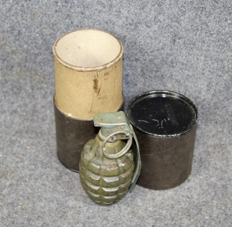 U.S. Inert MKIIA1 Fragmentation Grenade & Container