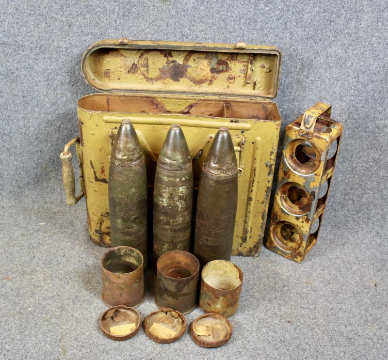 German Inert 7.5cm Shells  for Le.IG.18