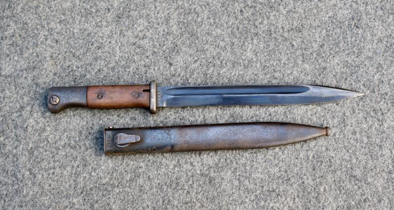 German S84/98 Bayonet.       ( Matching Numbered )
