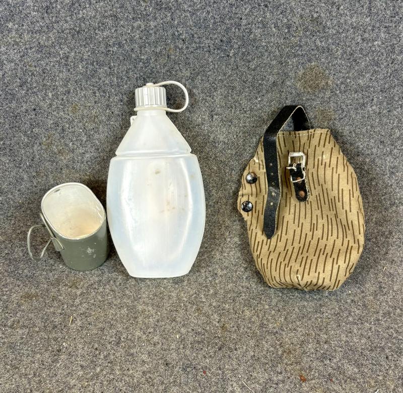 East German NVA Water Bottle Set