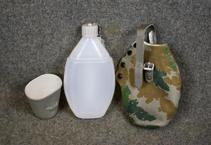 East German NVA Water Bottle Set