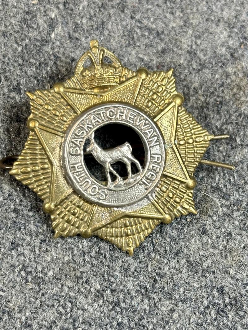 Canadian South Saskatchewan Regiment  Cap Badge