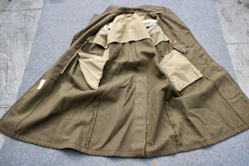 British Home Guard Officers 39 Pattern Great Coat